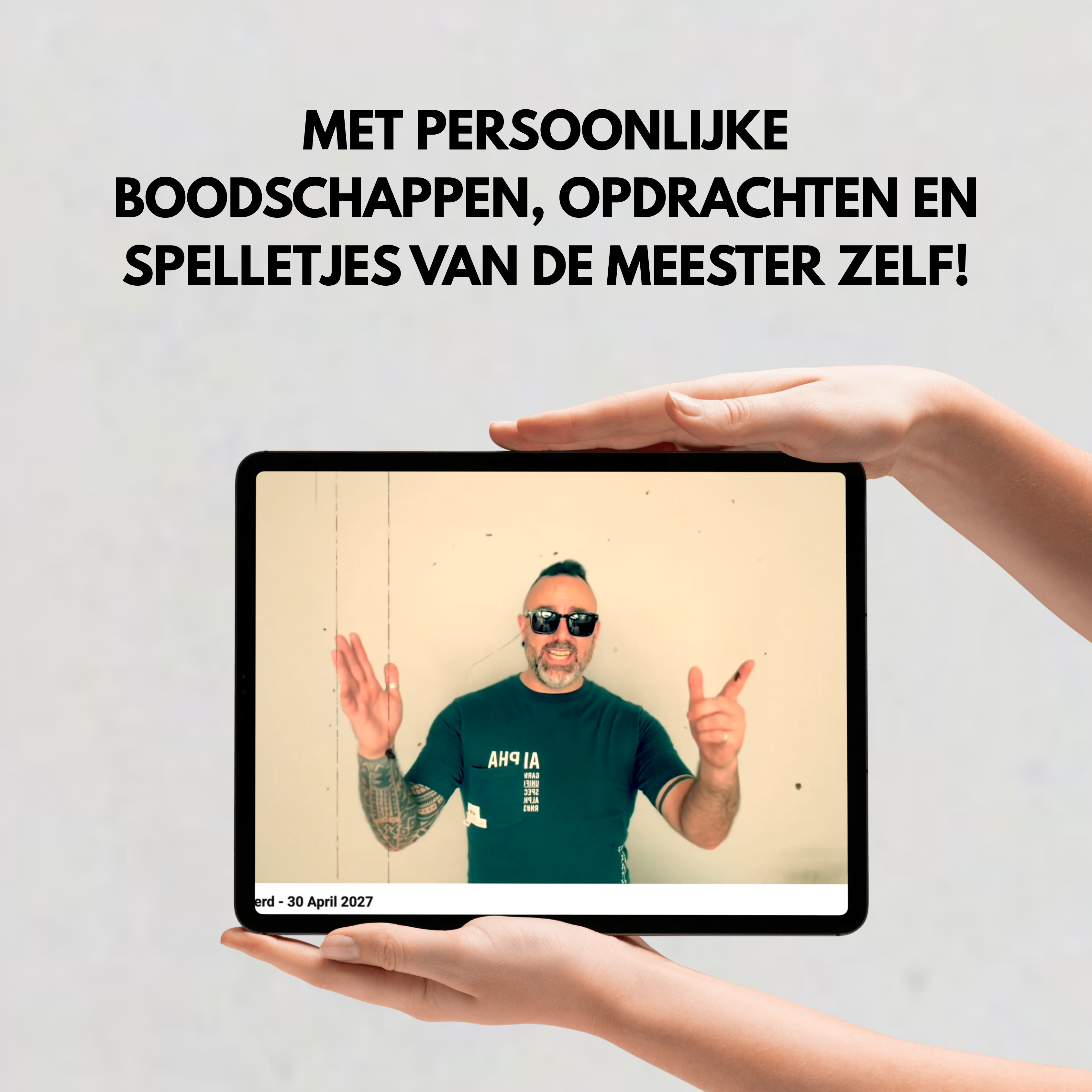 Scheurkalender Schooljaar 26-27 Meester Gerd