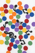 Loose parts "music confetti"