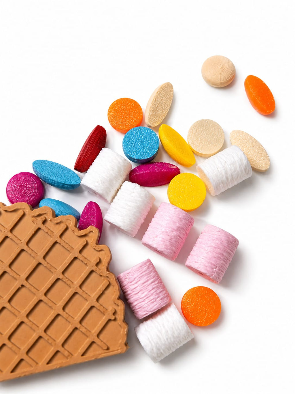 Loose parts toppings