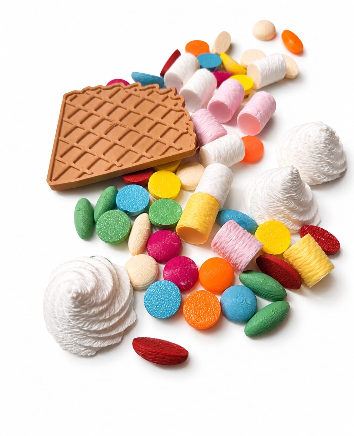 Loose parts toppings
