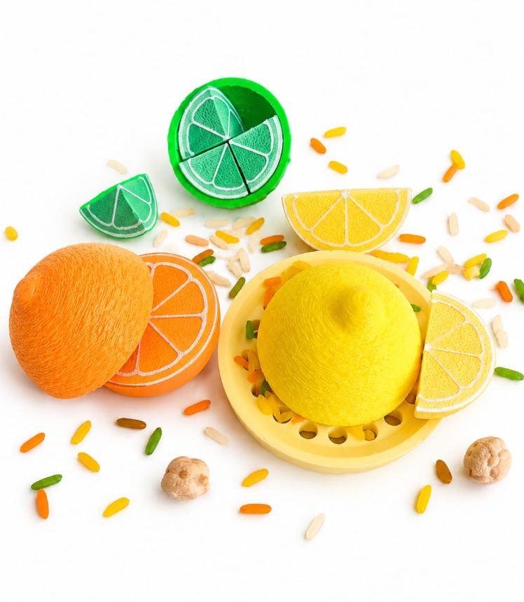 Loose parts 'fruitjes persen'