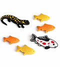 Loose parts pond dwellers
