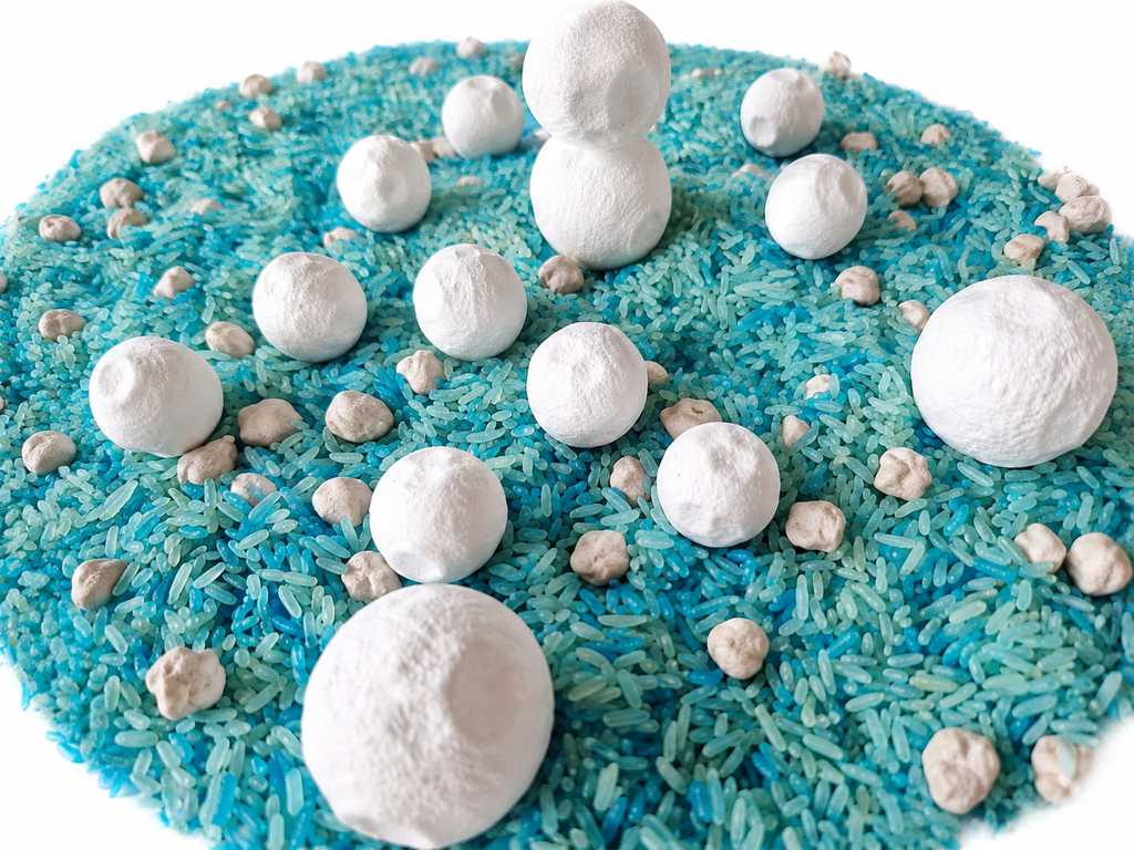 Snowballs - loose parts