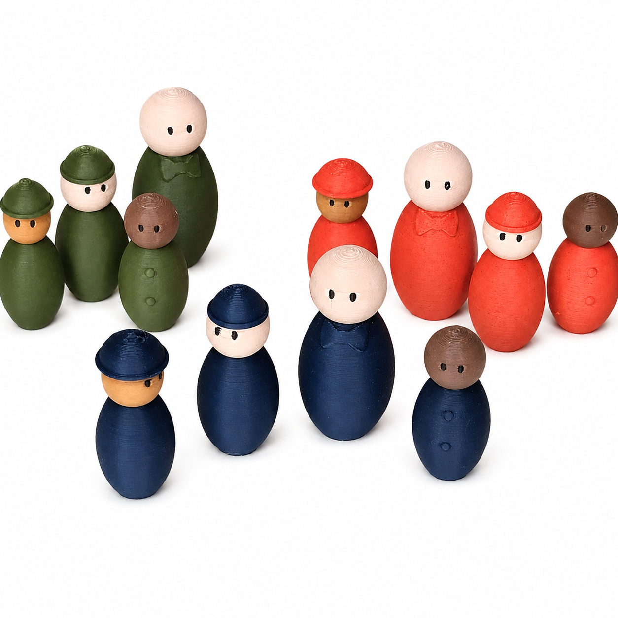 Loose parts "familie van de wereld"