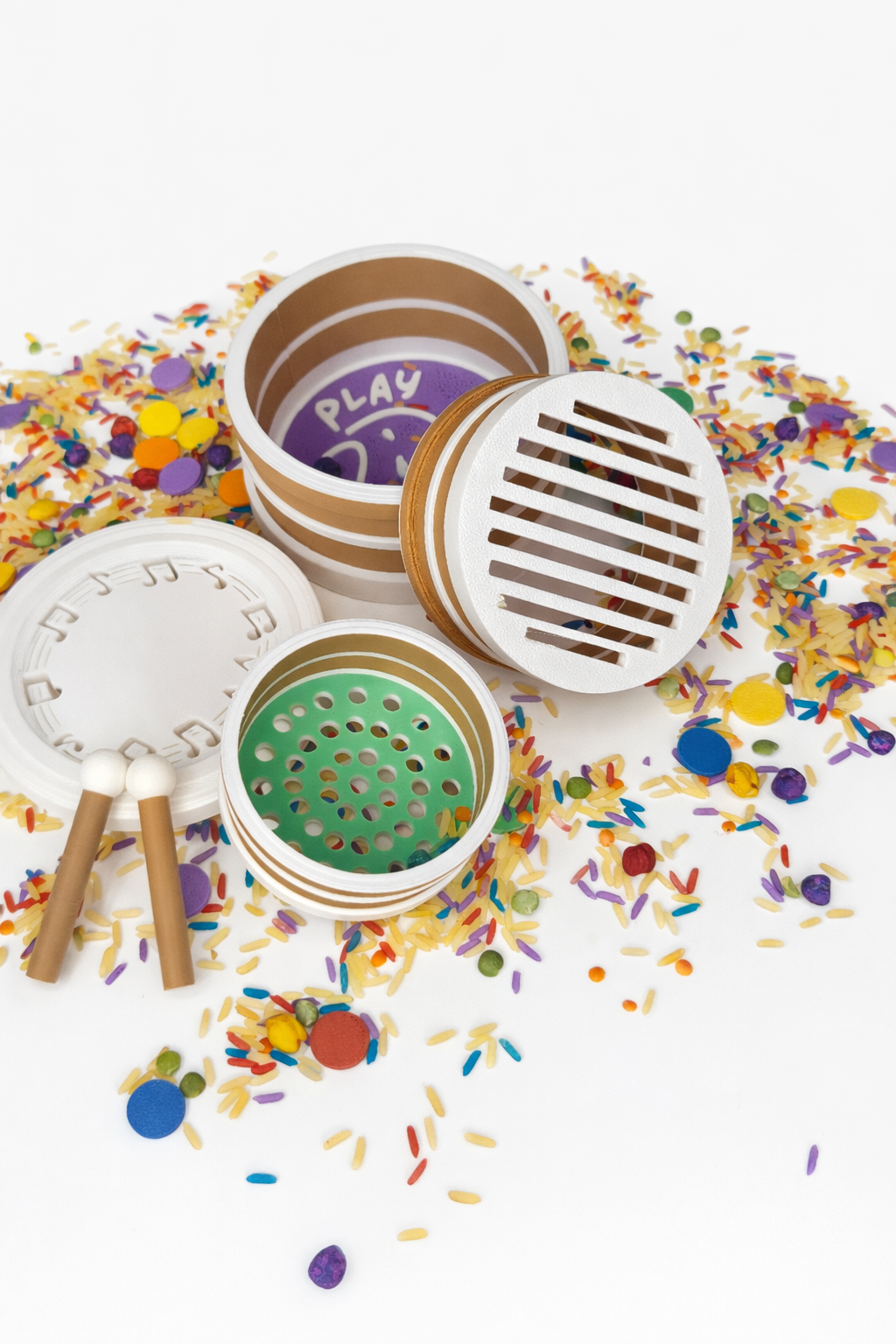 Drum sieves - set of 3