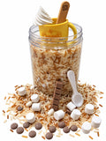 Play It chocomelk van Play This Way, speelpot met speelrijst, gele mok, marshmallows en chocoladedruppels