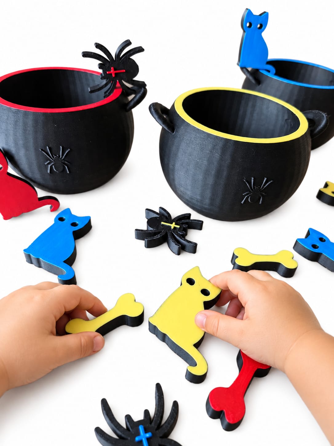 Sorteerketeltjes, handgemaakt en 3D-geprint in België